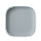 Interbaby Αντιολισθητικό Πιάτο Σιλικόνης Blue Grey