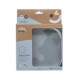 Interbaby Αντιολισθητικό Πιάτο Σιλικόνης Blue Grey