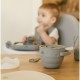 Interbaby Ποτηράκι Σιλικόνης Για Σνακ Με Καπάκι Grey