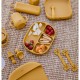 Interbaby Εκπαιδευτικό Σετ Κουτάλι- Πιρούνι Σιλικόνης – Αντιπνικτικά Earth Ocher