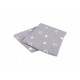 Interbaby Stars Κουβέρτα Αγκαλιάς Βαμβακερή Grey