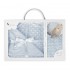 Interbaby Bear Κουβέρτα Αγκαλιάς 80X110 & Dou Dou Blue