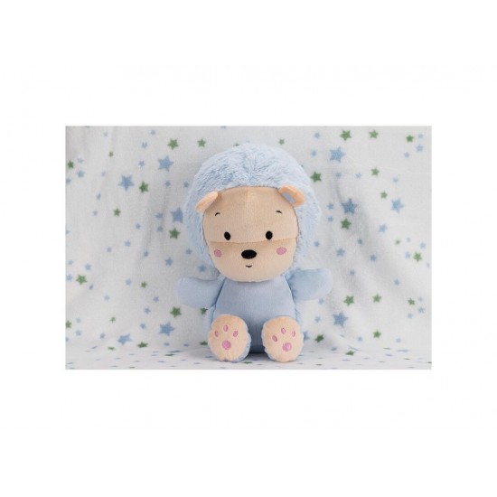 Interbaby Λούτρινο Lion & Κουβέρτα Αγκαλιάς 80X110 Blue