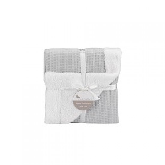 Interbaby Bee Nest-Lamb Κουβέρτα Αγκαλιάς 80X110 Grey