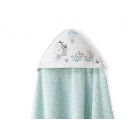 Interbaby Jirafa Bicicleta Μπουρνούζι Κάπα & Σαλιάρα Green