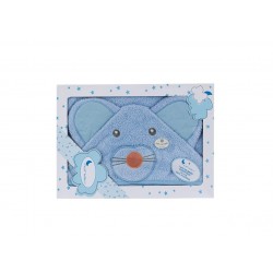 Interbaby Raton Μπουρνούζι Κάπα Blue