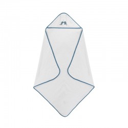 Interbaby Swing Μπουρνούζι Κάπα Σετ Με Λαμπάκι Νυκτός White/Petrol