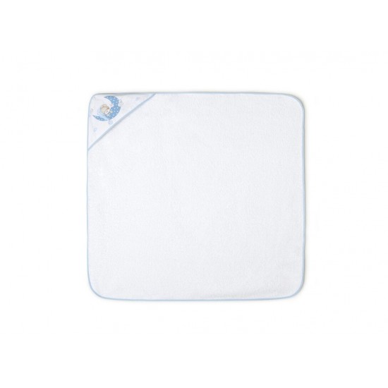 Interbaby Bear Set Μπουρνούζι Κάπα 100Χ100 &, Βελούδινο Πανάκι Παρηγοριάς Blue