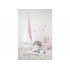 Elis Design Αιώρα Κρεμαστή Κούνια/Φωλιά White/Pink
