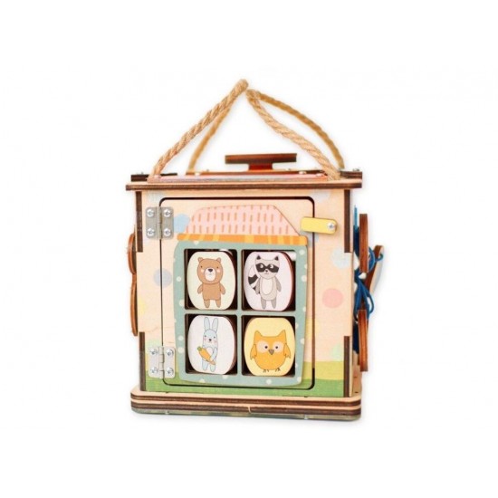 EliNeli Travel Montessori Κύβος Δραστηριοτήτων με Led 8595701757619