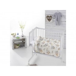 Piel Sa Ositos Nubes 80×90 Κουβέρτα Υπνόσακος 80×90 Grey