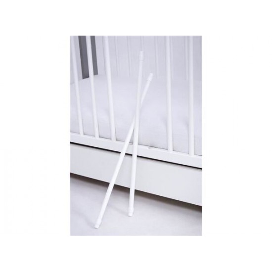 Drewex Stars Κρεβατάκι 60X120 Sliver -White