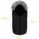 Lionelo Frode Universal Υπνόσακος Καροτσιού Black Carbon