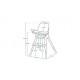 Lionelo Maya Καρεκλάκι φαγητού 2 σε 1 White 5902581659453
