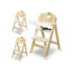 Lionelo Floris Καρεκλάκι φαγητού 3 σε 1 White Natural