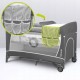 Lionelo Flower Παρκοκρέβατο Green 5902581658784