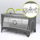Lionelo Flower Παρκοκρέβατο Gray Scandi 5902581658777