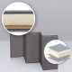Lionelo Flower Παρκοκρέβατο Gray Scandi 5902581658777