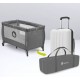 Lionelo Stefi Plus Παρκοκρέβατο Gray Multicolour 5903771704212