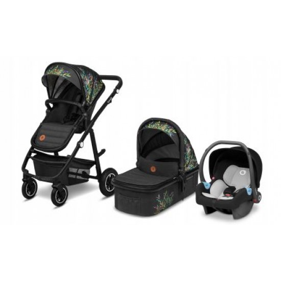 Lionelo Amber Καρότσι Βρεφικό έως 22kg 3 σε 1 Gray Graphite
