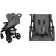 Lionelo Annet Plus Βρεφικό Καρότσι έως 22kg Black Carbon