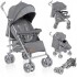 Lionelo Irma Βρεφικό Καρότσι Μπαστούνι Gray 5902581655684
