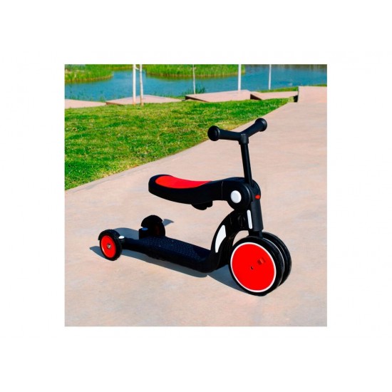 Asalvo Ride & Roll Ποδήλατο & Πατίνι 6 σε 1 Red