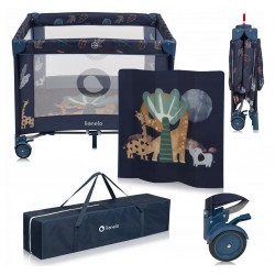 Lionelo Bonnie Παρκοκρέβατο Blue Navy
