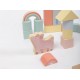 EliNeli Montessori Farma Ξύλινα Τουβλάκια για παιδιά – 70 τμχ
