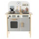Eli Neli Montessori Kitchen Ξύλινη Παιδική Κουζίνα Mε Eκτεταμένα αξεσουάρ + Δώρο Ποδιά Κουζίνας