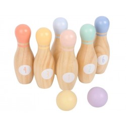 ElliNeli Montessori Ξύλινο Σετ Bowling