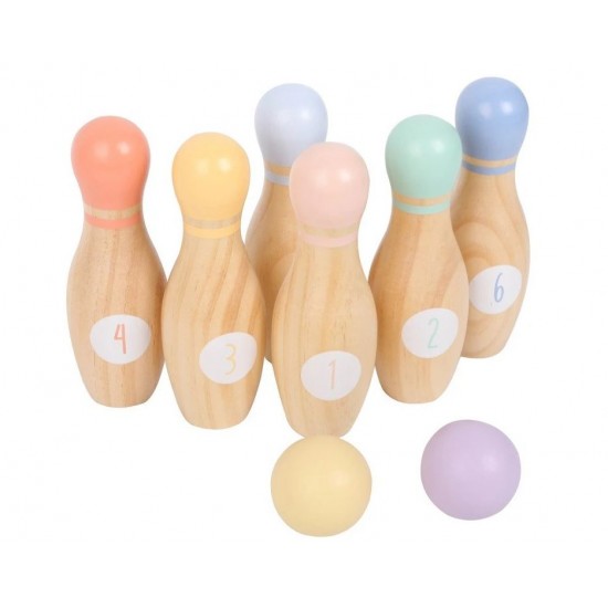 ElliNeli Montessori Ξύλινο Σετ Bowling