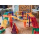 EliNeli Montessori Μαγνητικό Σετ Πίστας Αυτοκινήτων 100 Κομματιών