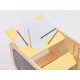 Elis Design Montessori Play 5 in 1 Yellow Πολυλειτουργικός Πύργος Εκμάθησης 75cm