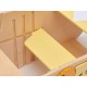 Elis Design Montessori Play 5 in 1 Yellow Πολυλειτουργικός Πύργος Εκμάθησης 75cm