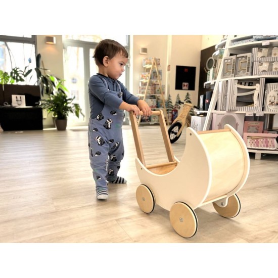 Eli Neli Montessori Ξύλινο Καροτσάκι