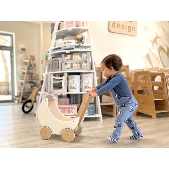 Eli Neli Montessori Ξύλινο Καροτσάκι