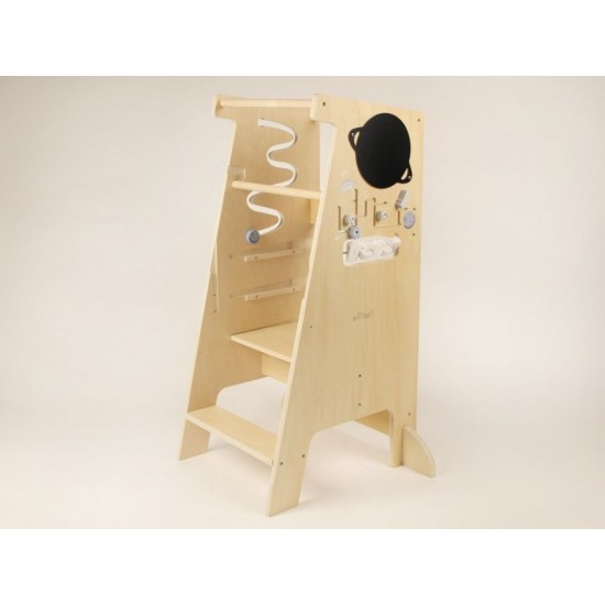 Eli Neli Montessori Universe 5in1 Ξύλινος Πύργος Εκμάθησης 90cm