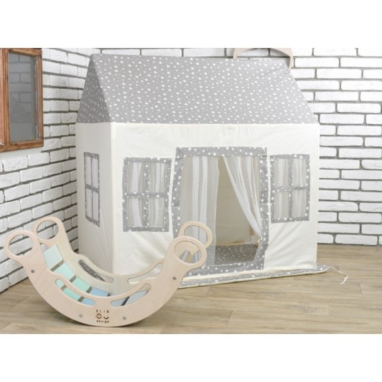 Elis Design Παιδικό Παιχνιδόσπιτο Grey Stars