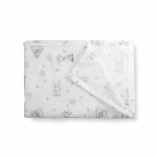 Interbaby Κουβέρτα Αγκαλιάς 80X110 Coral Flecce Koala Blue