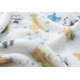 Interbaby Κουβέρτα Αγκαλιάς 80X110 Coral Flecce Animals Grey