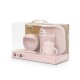 Interbaby Παιδικό Σετ Φαγητού Σιλικόνης Pink