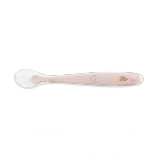 Interbaby Παιδικό Σετ Φαγητού Σιλικόνης Pink