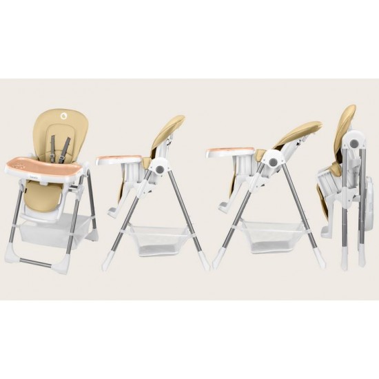 Lionelo Linn Plus Καρεκλάκι Φαγητού Beige