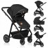 Lionelo Bianka Καρότσι 3 σε 1 έως 22 kg Black Onyx