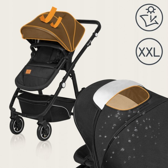 Lionelo Bianka Καρότσι 3 σε 1 έως 22 kg Black Onyx