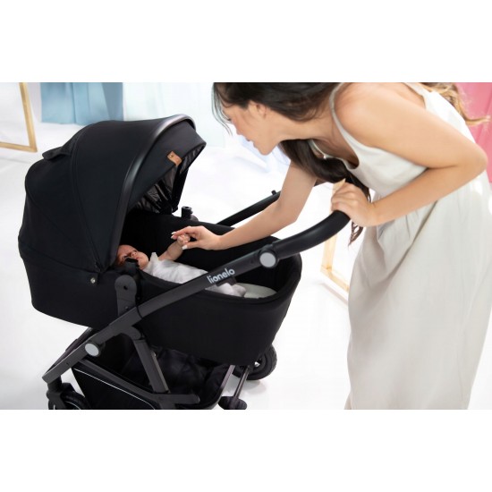 Lionelo Bianka Καρότσι 3 σε 1 έως 22 kg Black Onyx