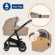 Lionelo Bianka Καρότσι 3 σε 1 έως 22 kg Beige Sand