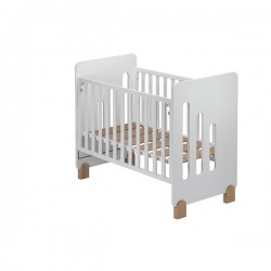 Ιnterbaby Moon Βρεφική Κούνια 60X120 White
