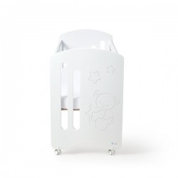 Ιnterbaby Lovely Βρεφική Κούνια 60X120 White